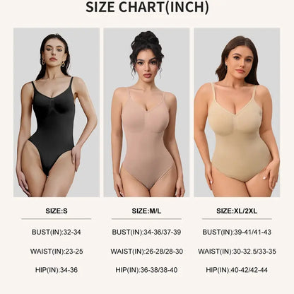 Invisible Backless Body Shaper – Instant Tummy Control Bodysuit