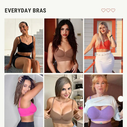 Wireless Comfort Bra for All-Day Zero-Pressure Support