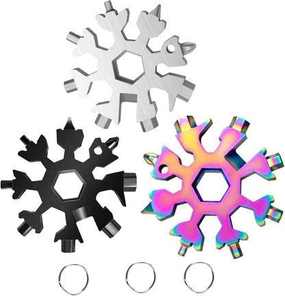18 Tools. One Pocket-Sized Snowflake - 2 Pack