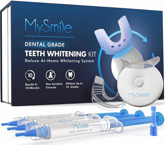 Professional Teeth Whitening Kit with 5X LED Accelerator Light
