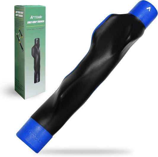 Golf Grip Trainer, Right or Left Handed Golf Training Aid for All Levels of Golfers - 2 Pack