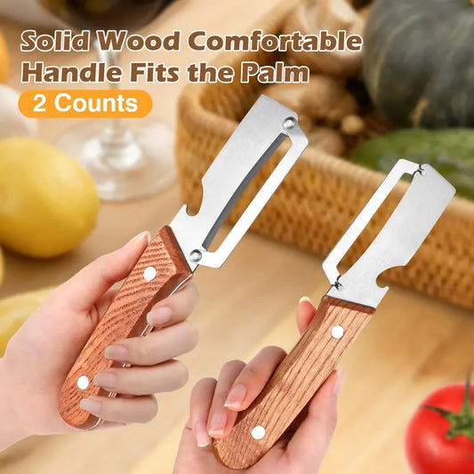 The Only Peeler That Also Opens Your Beer - 2 Pack