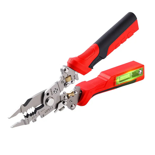 16-in-1 Multi-Functional Wire Stripper Pliers with Non-Contact Voltage Tester