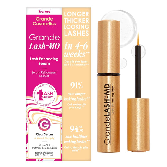 Achieve Longer, Thicker Looking Lashes With Award-Winning GrandeLASH-MD Serum