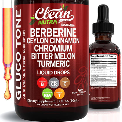 Balance Your Blood Sugar Naturally With High Absorption Berberine Drops