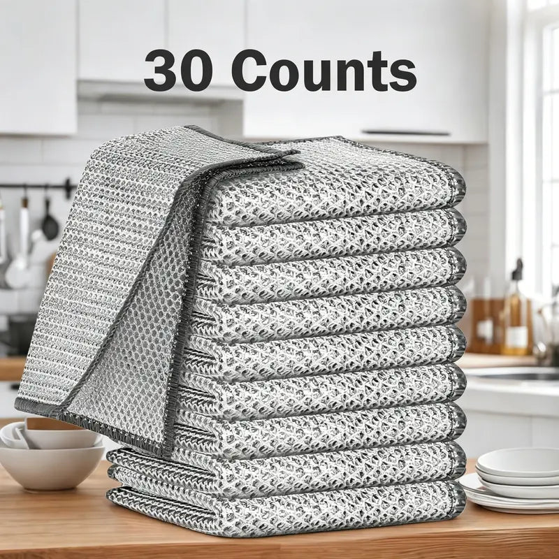 Scratch-Free Wire Dishwashing Rags – The Ultimate Replacement for Steel Wool
