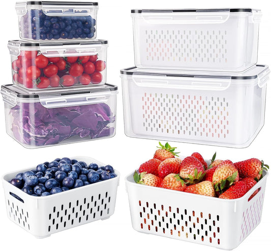 Freshness Locked, Clutter Gone — The Ultimate 5-in-1 Fridge Transformation