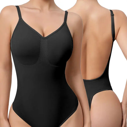 Invisible Backless Body Shaper – Instant Tummy Control Bodysuit