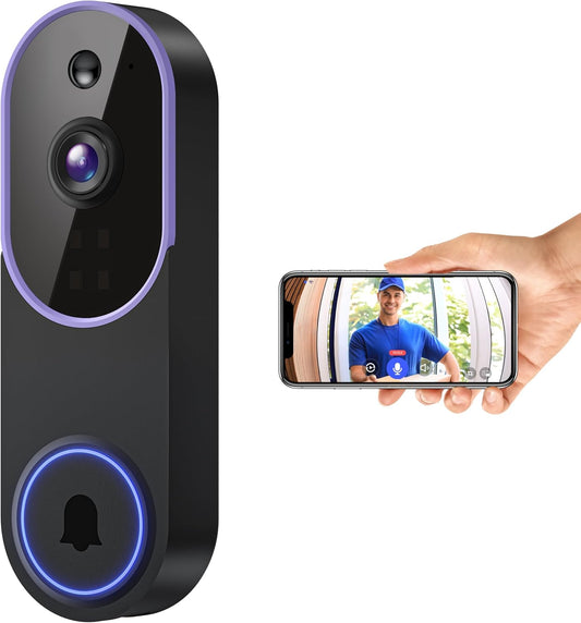 Stay Connected to Your Home Anywhere with 1080P Smart Video Doorbell