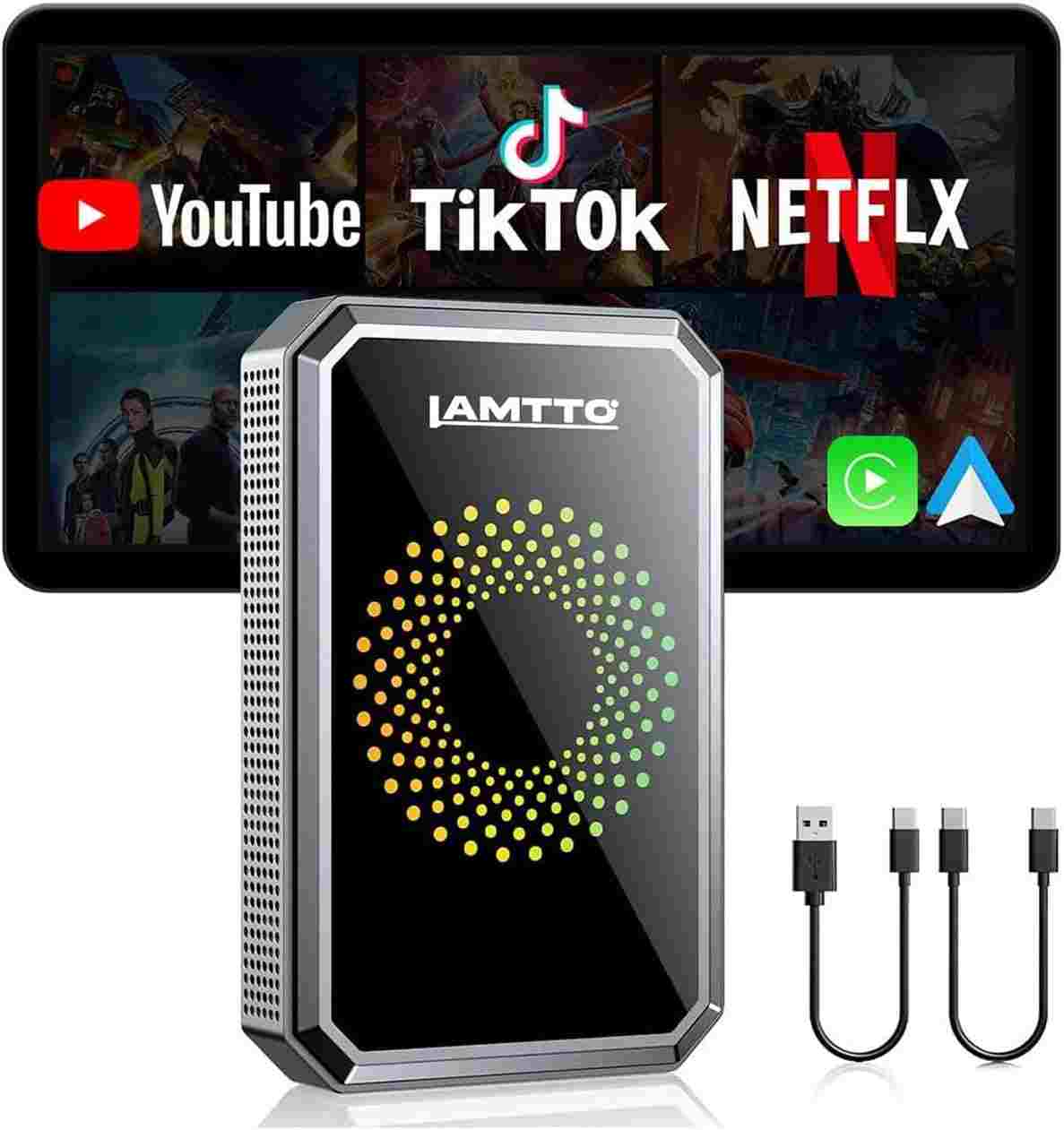 2026 Wireless CarPlay Adapter with Smart Video Streaming