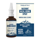 Iodine & Fulvic Acid Nasal Spray – [30-Day Supply Set] – 360° Daily Defense Nasal Cleanse