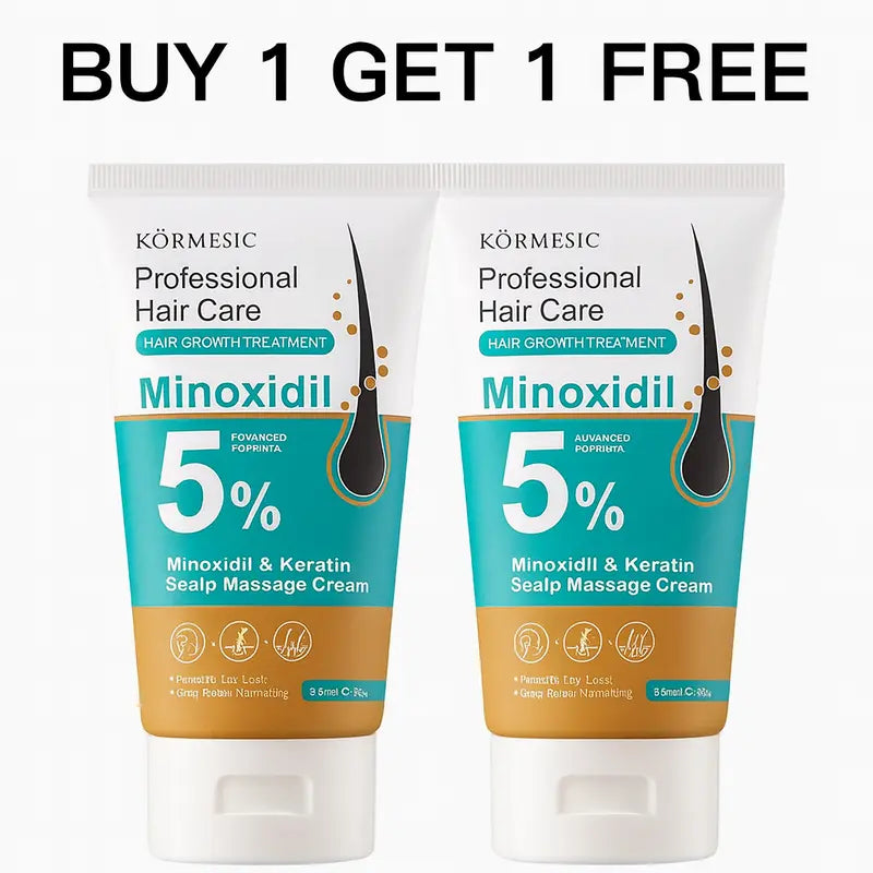 Advanced 5% Minoxidil Hair Regrowth & Scalp Revitalizing Massage Cream