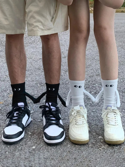 Hold Hands Without Even Trying — The World’s Funnest Magnetic Couple Socks - 6 Couple