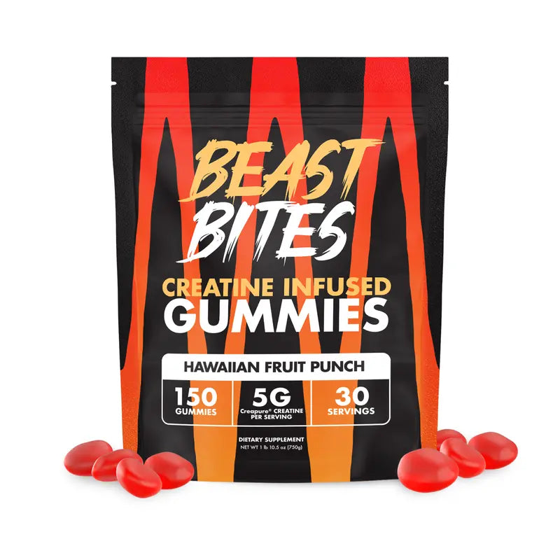 Boost Strength And Muscle Recovery With Delicious Beast Bites Creatine Gummies