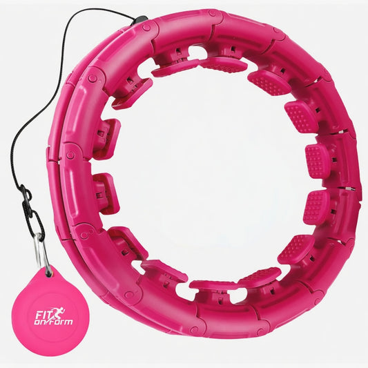 Sculpt Your Waist Effortlessly with the 360° Silent Smart Weighted Hoop