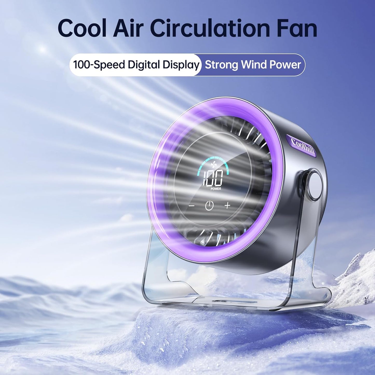 Stay Instant Cool with 100-Speed Turbo Airflow