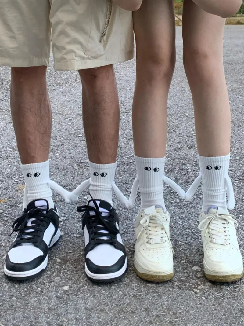 Hold Hands Without Even Trying — The World’s Funnest Magnetic Couple Socks - 6 Couple