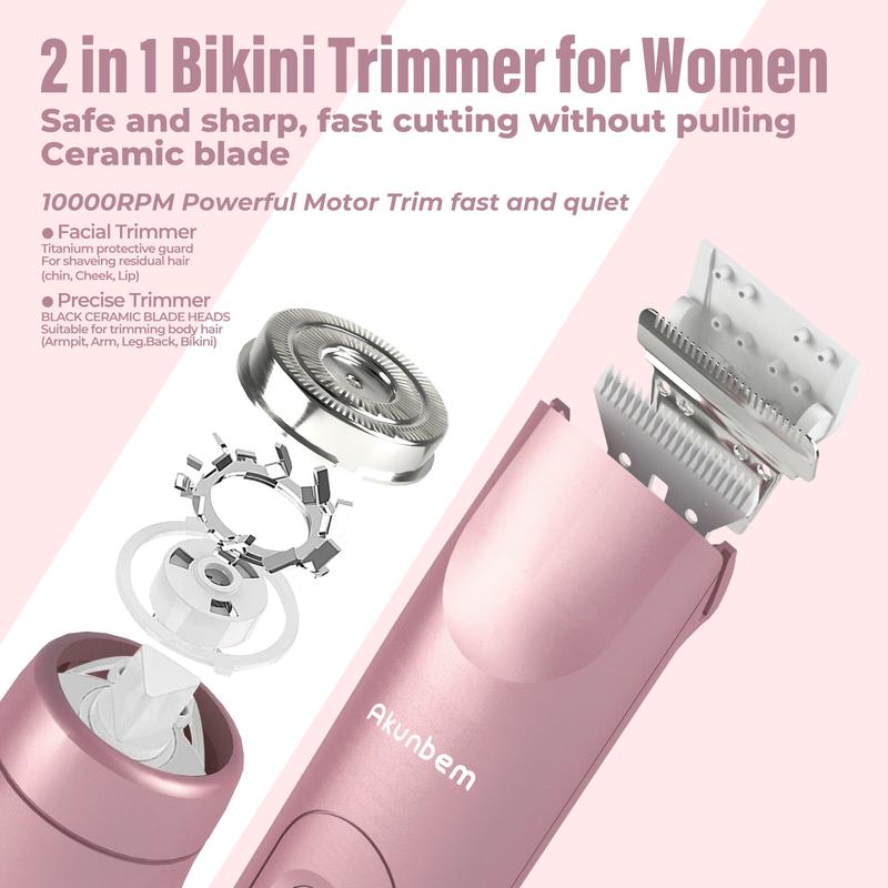 Silky Smooth, Zero Irritation — The Ultimate 2-in-1 Precision Trimmer For Your Most Sensitive Areas. ✨👙