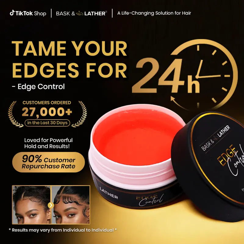Achieve 24-Hour Flawless Edges With Strong Hold Non-Greasy Hair Wax