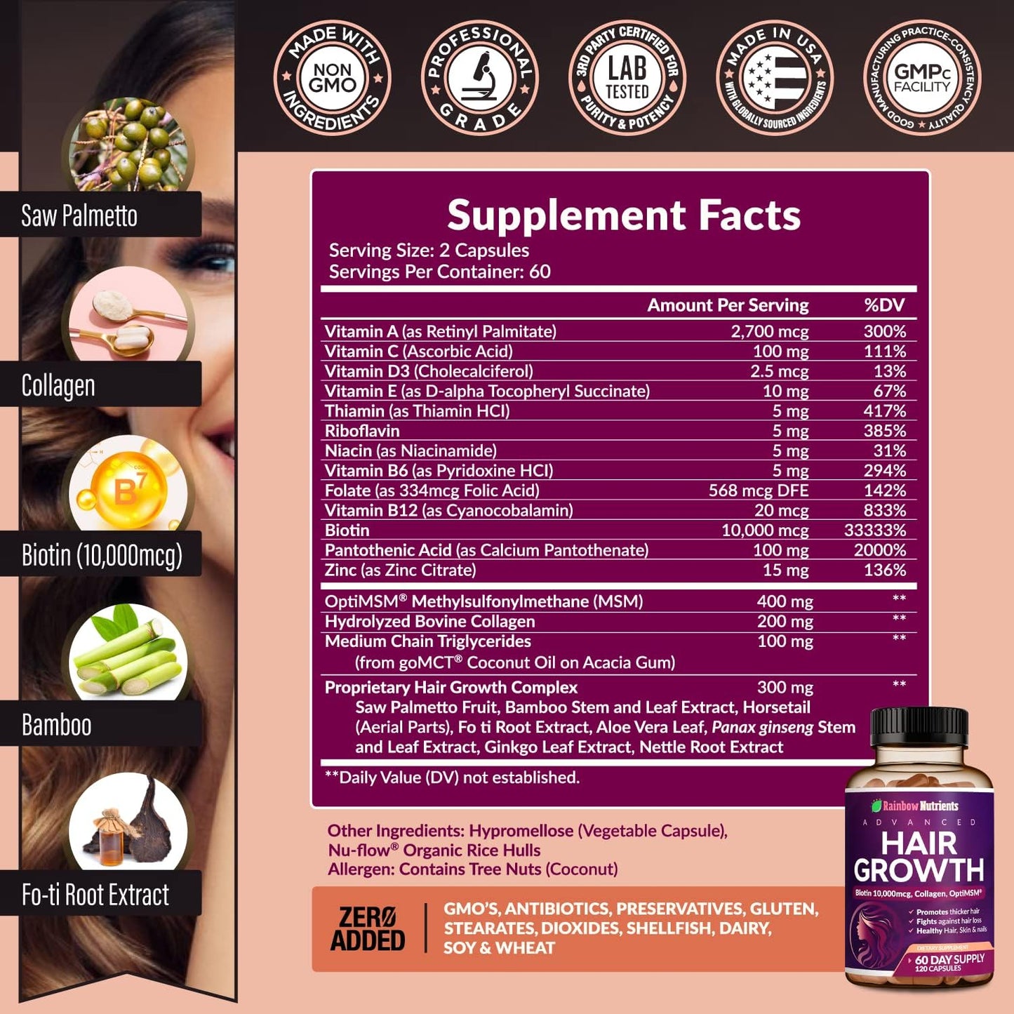 Thicker Hair. Stronger Roots. Total Confidence
