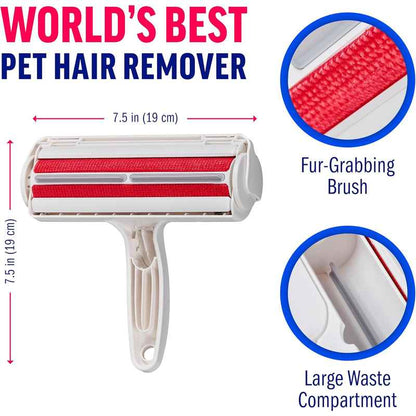Effortlessly Traps Pet Hair from Furniture & Fabric with Zero Refills Needed