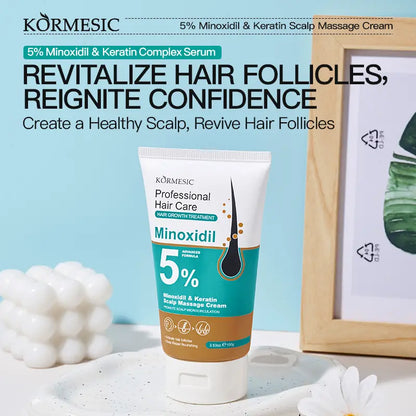 Advanced 5% Minoxidil Hair Regrowth & Scalp Revitalizing Massage Cream