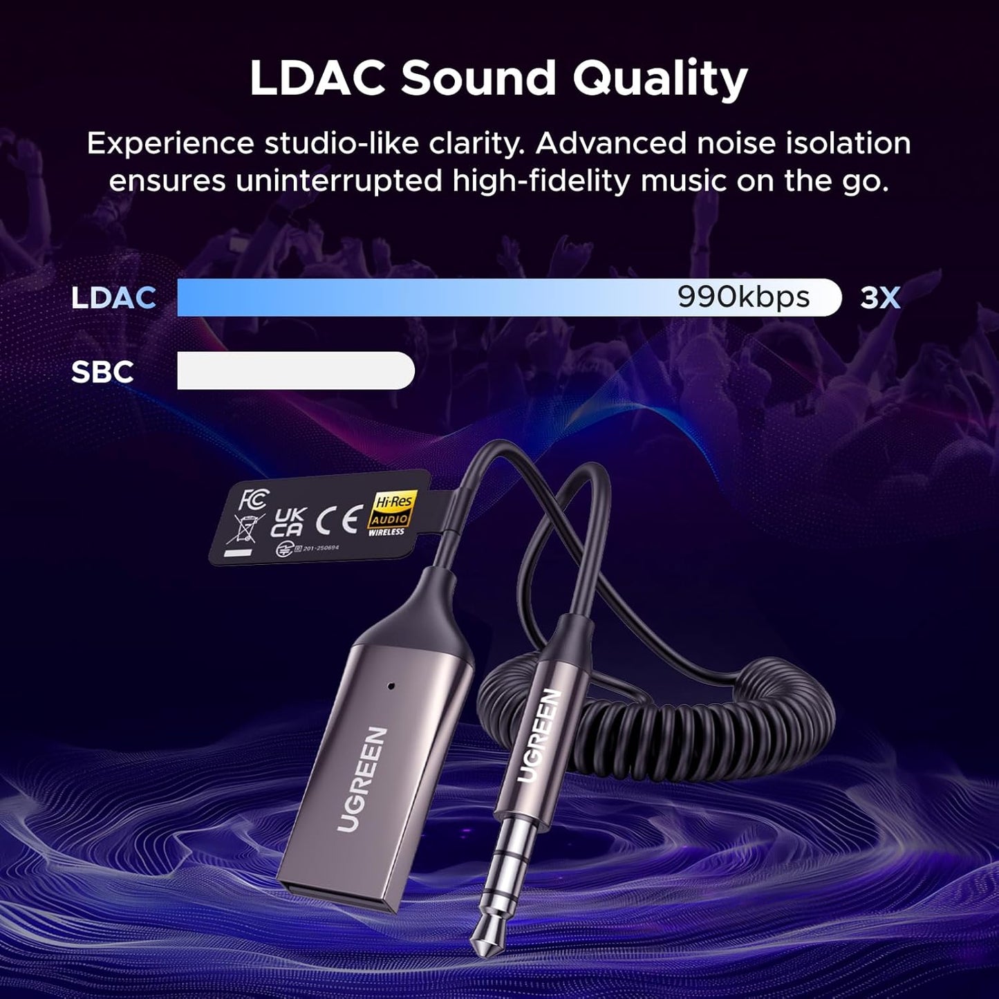 Next-Gen Bluetooth 6.0. Pure Wireless Freedom - 2 Pack