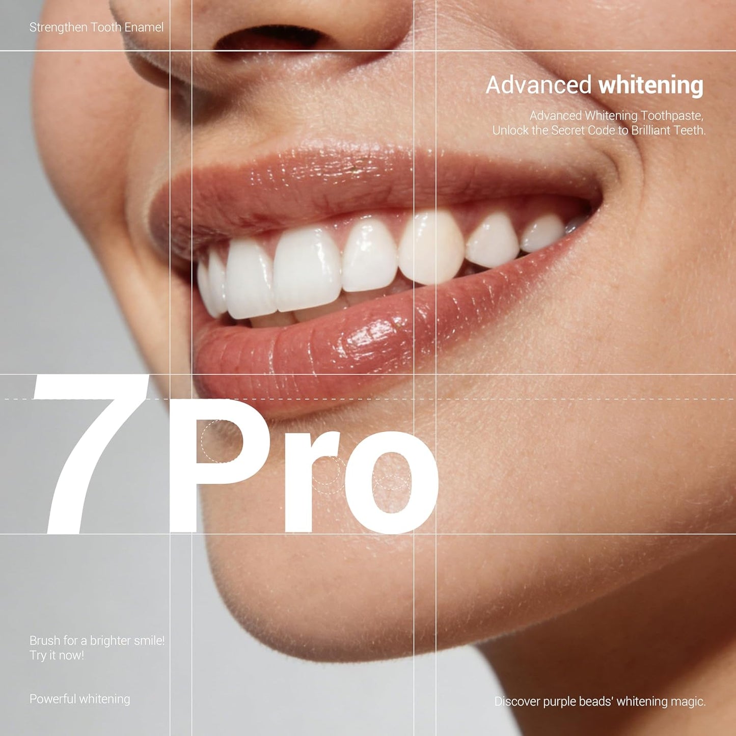 Instant Brightness With Upgraded Purple Formula and Probiotic Toothpaste