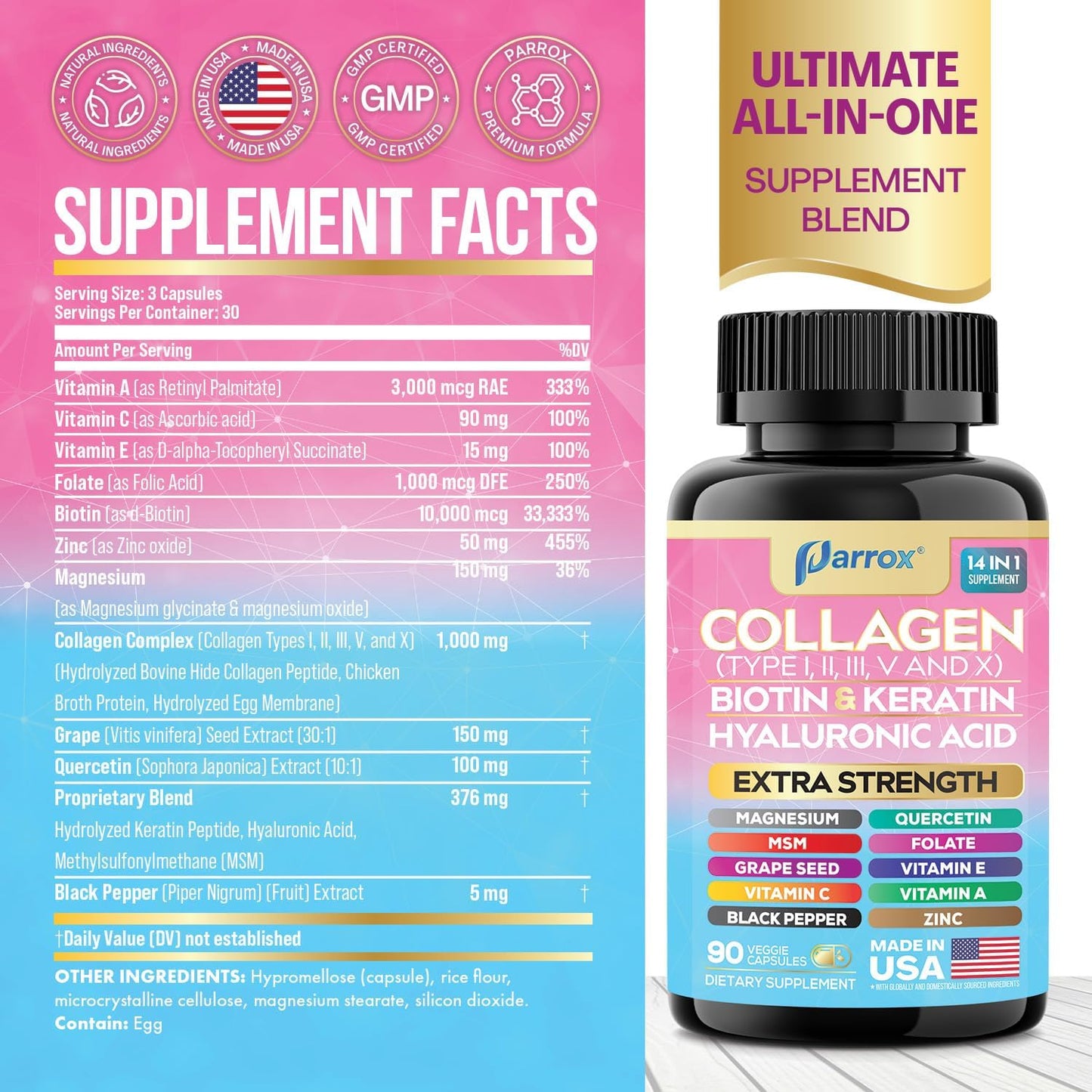 16-in-1 Advanced Collagen Complex for Ageless Beauty & Total Vitality