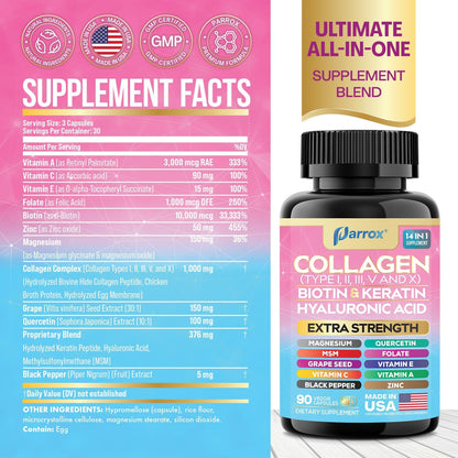 16-in-1 Advanced Collagen Complex for Ageless Beauty & Total Vitality