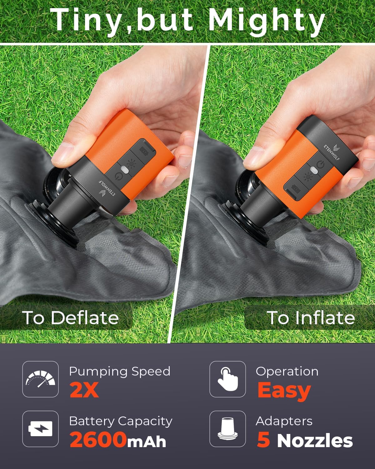 Inflate Anything In Seconds — The World’s Fastest Ultra-Portable Power Pump