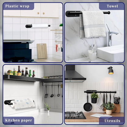 Ultimate Space-Saving Under-Cabinet Paper Towel Holder