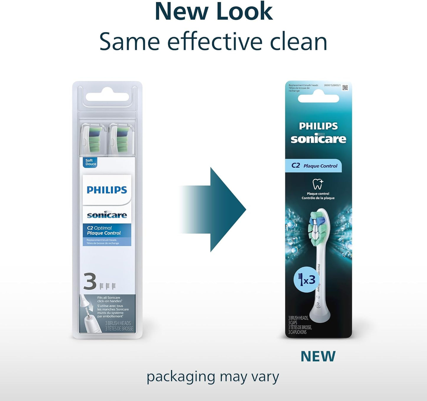 7x More Plaque Removal. One Simple Click - 3 Pack