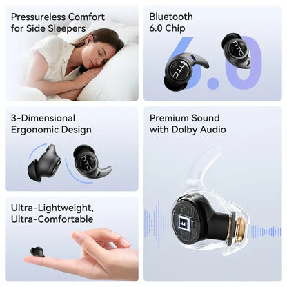 Sleep Through the Noise — The World’s Most Comfortable Sleep Earbuds