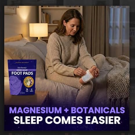 Natural Deep Cleansing Foot Pads for Restful Sleep & Total Body Detox