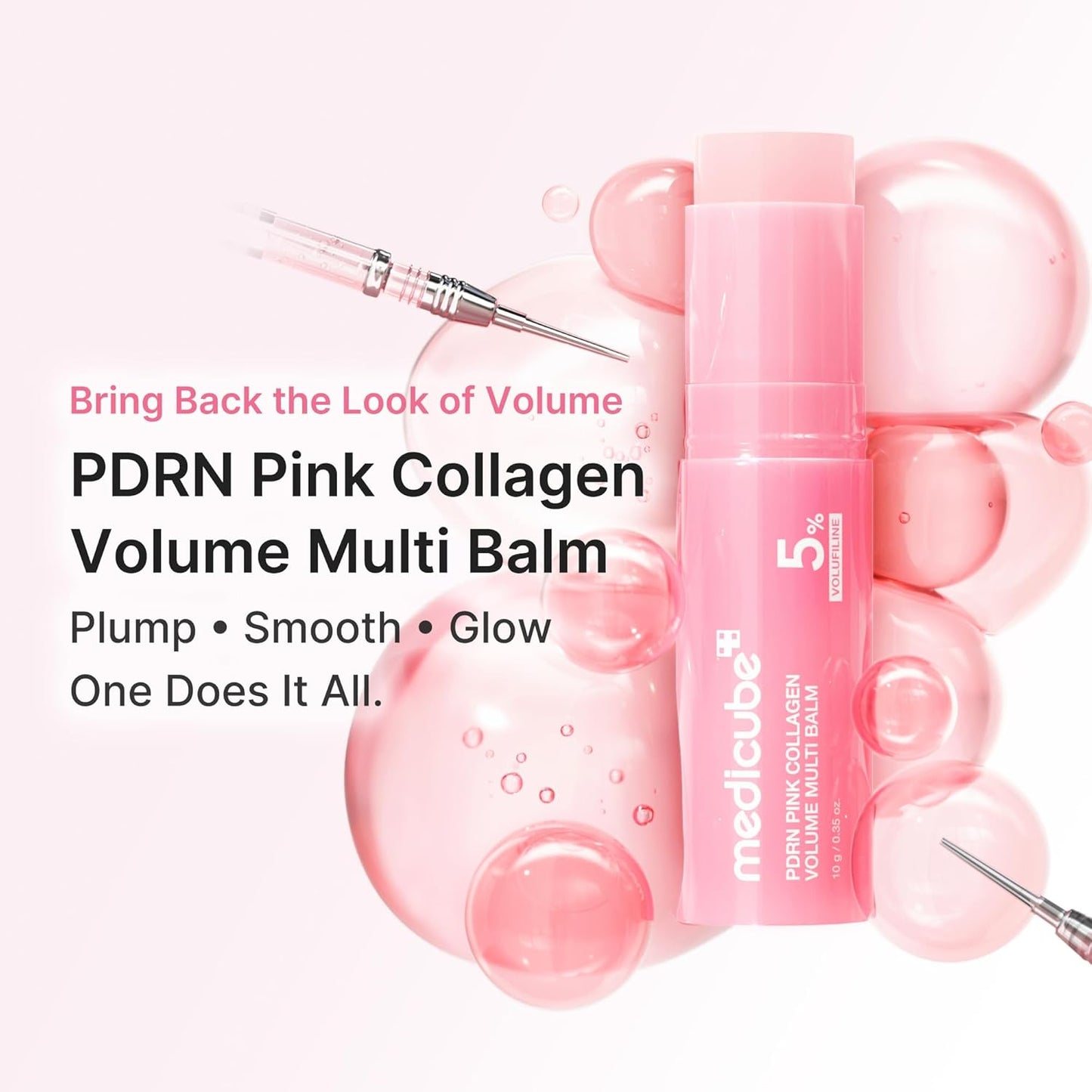 Instant Volume and Radiant Glow With PDRN Pink Collagen Balm