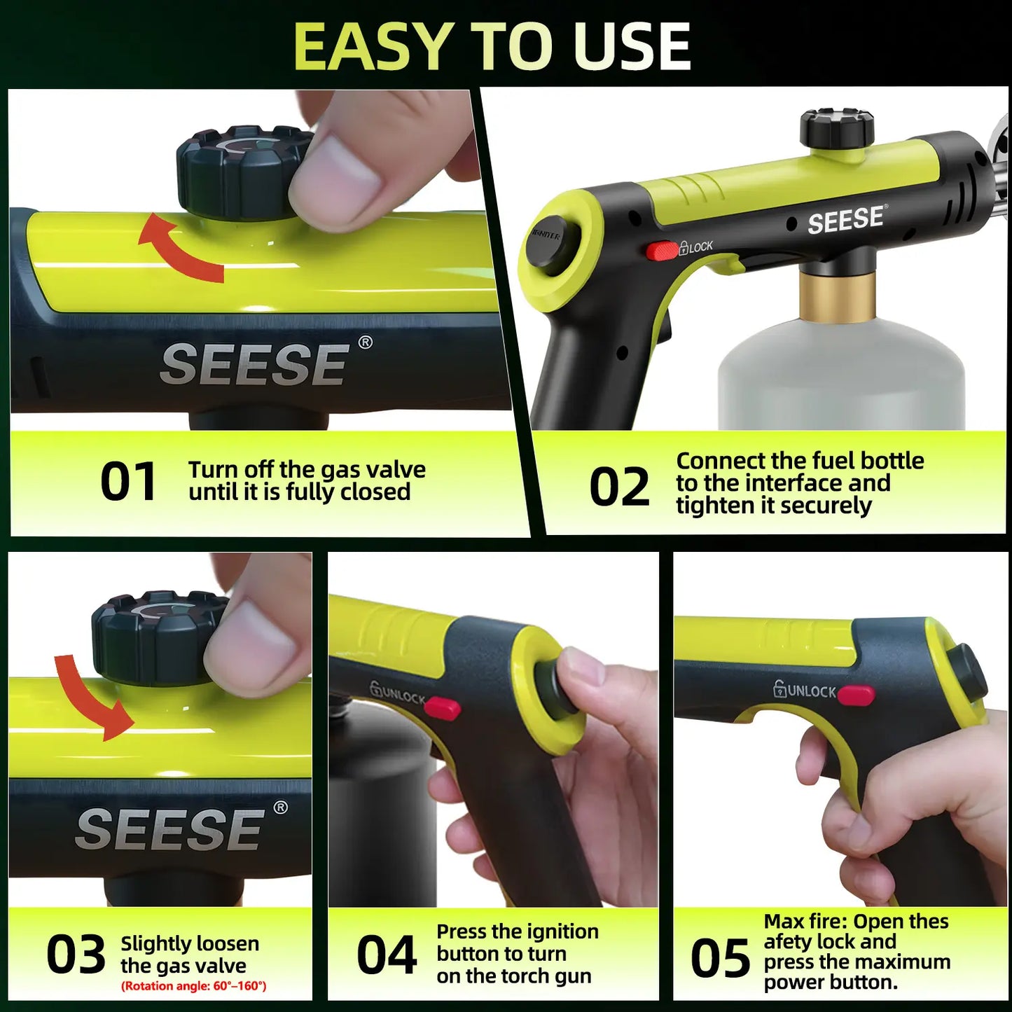 Blast Weeds And Start Fires Instantly With The Ultra-Powerful Propane Torch