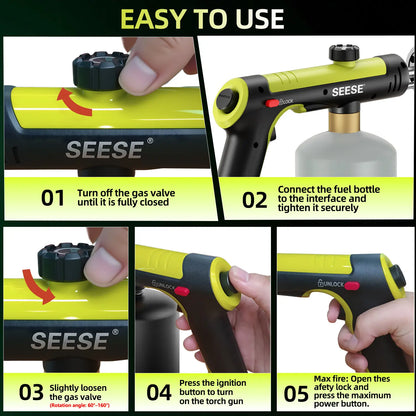 Blast Weeds And Start Fires Instantly With The Ultra-Powerful Propane Torch