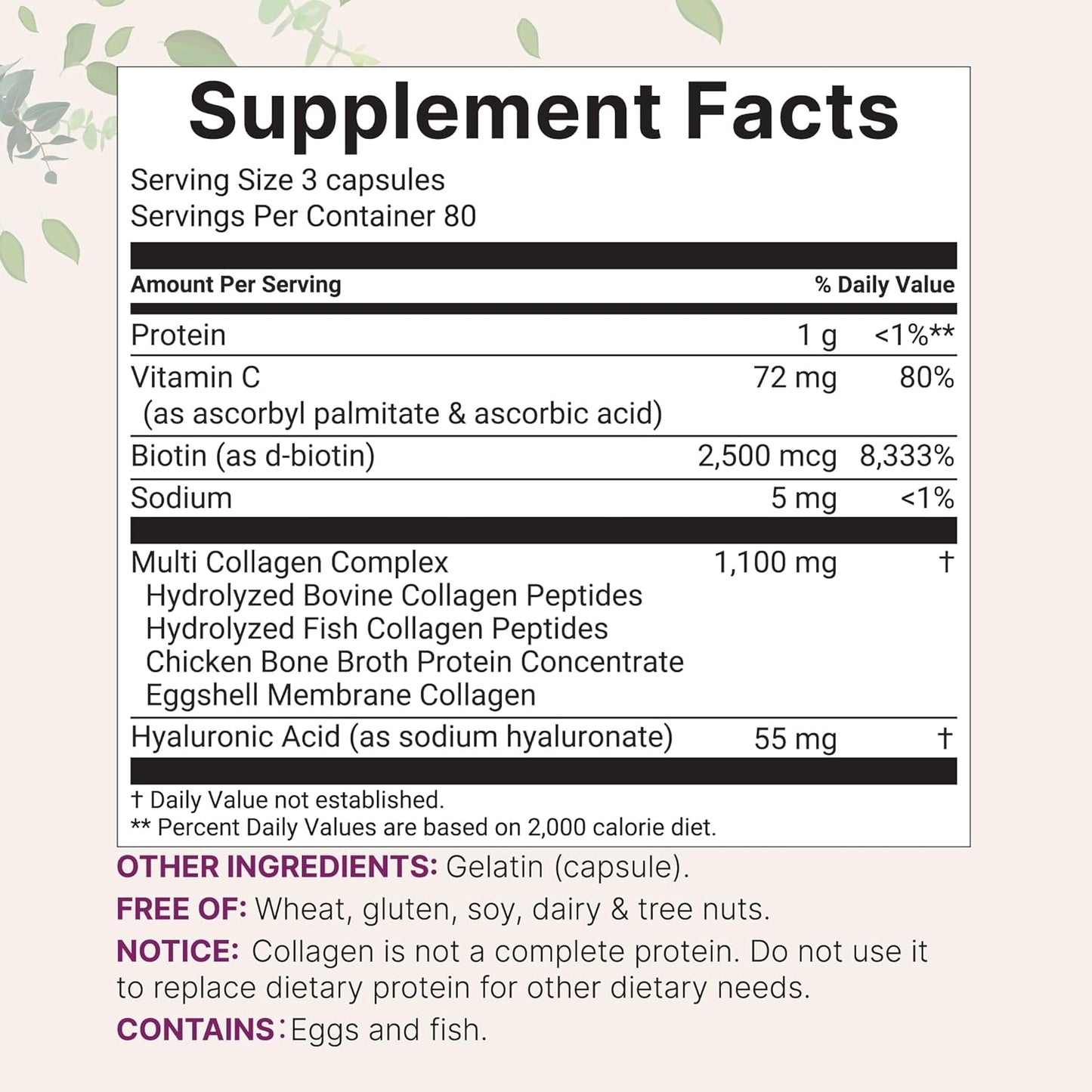 Five Types of Collagen. One Complete Solution