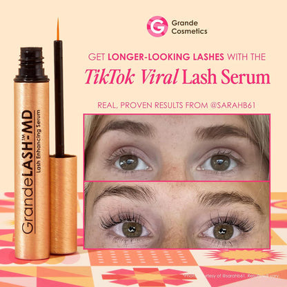 Achieve Longer, Thicker Looking Lashes With Award-Winning GrandeLASH-MD Serum