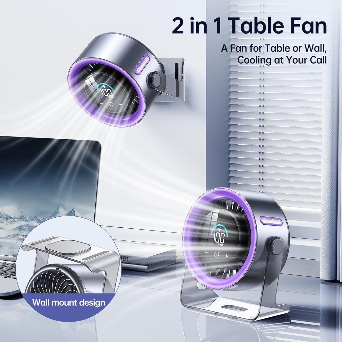 Stay Instant Cool with 100-Speed Turbo Airflow