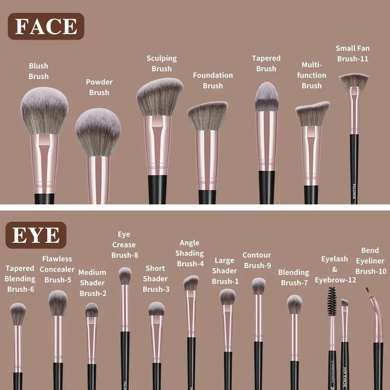Your Complete Beauty Arsenal — 18 Pro Brushes For A Flawless Filter-Look