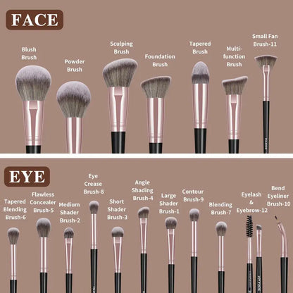Your Complete Beauty Arsenal — 18 Pro Brushes For A Flawless Filter-Look