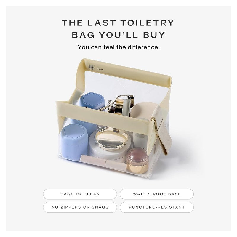 TSA-Approved Leak-Proof Clear Travel Pouch
