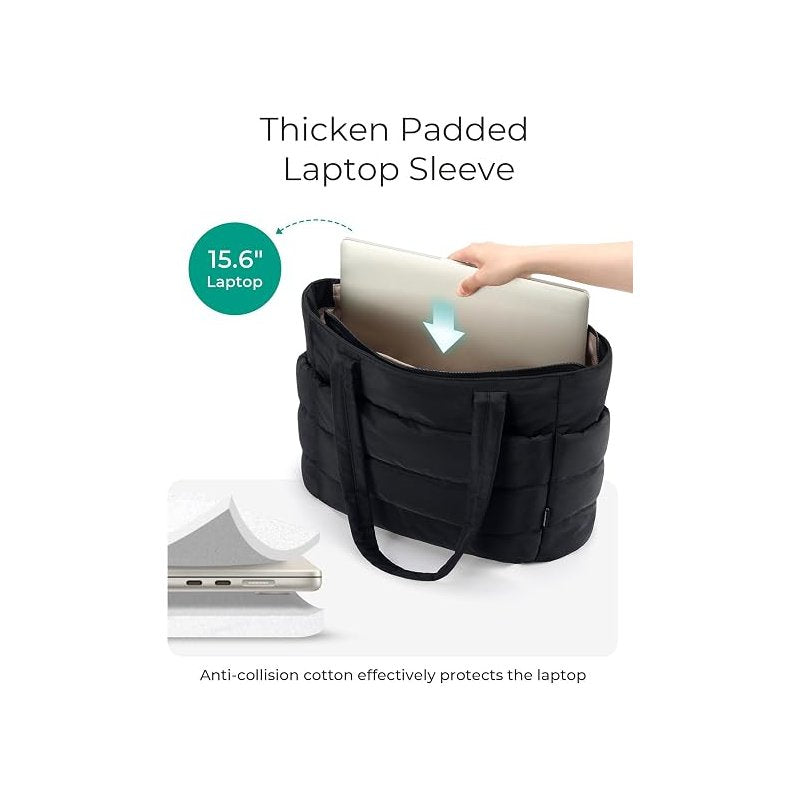 Ultra-Lightweight Padded Tote: Featherlight Comfort, Maximum Space