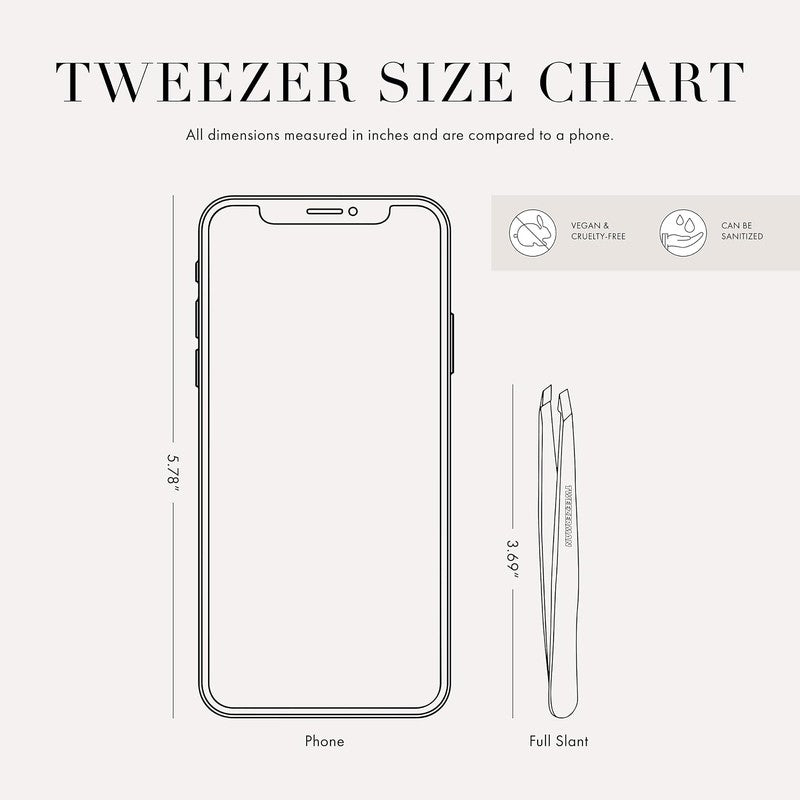 Precision Slant Tweezers for Perfect Brows & Flawless Hair Removal