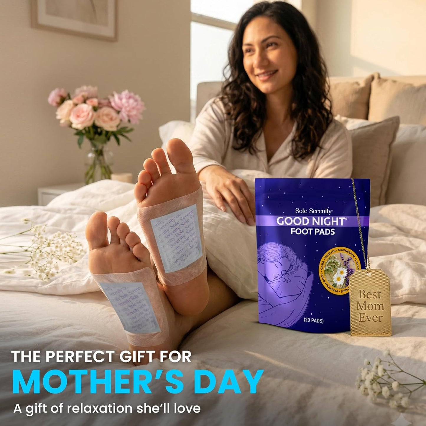 Natural Deep Cleansing Foot Pads for Restful Sleep & Total Body Detox