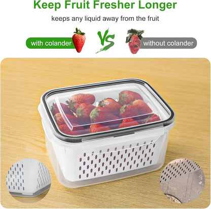 Freshness Locked, Clutter Gone — The Ultimate 5-in-1 Fridge Transformation