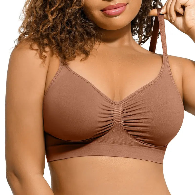 Wireless Comfort Bra for All-Day Zero-Pressure Support