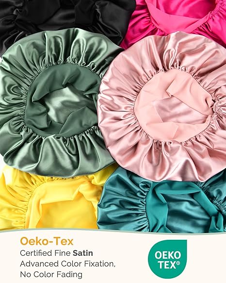 Wake Up to Salon-Perfect Hair: The Ultimate Double-Layer Silk Satin Bonnet